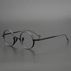 Маленькие круглые титановые очки ручной работы в японском стиле John Lennon, мужские ретро-очки для чтения при близорукости