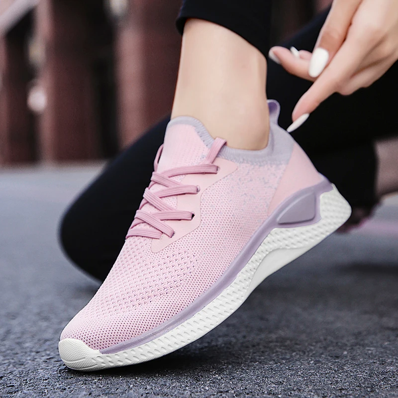 

Кроссовки женские весенне-летние, дышащие, легкие, повседневные