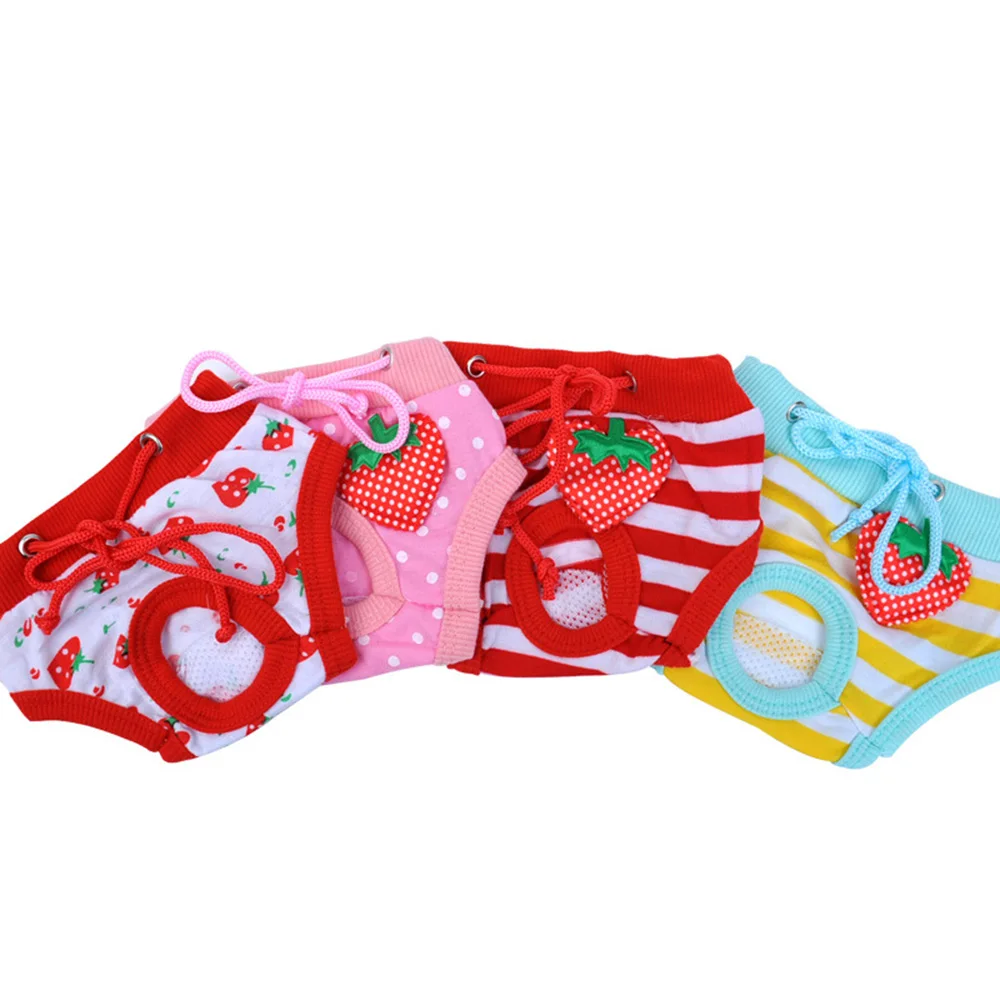 

Female Pet Dog Puppy Diaper Pants Physiological Sanitary Short Pants Nappy Underwear for Small Meidium Dog Pet Supplies S/M/L/XL