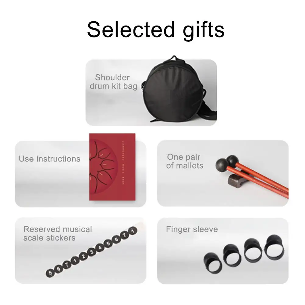 12 дюймовый 13 Note барабан для языка из нержавеющей стали перкуссионный инструмент