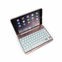 tablet case for ipad mini 4 7 9 inch aluminium alloy bluetooth wireless keyboard smart sleep wake up has 7 color backlightpen