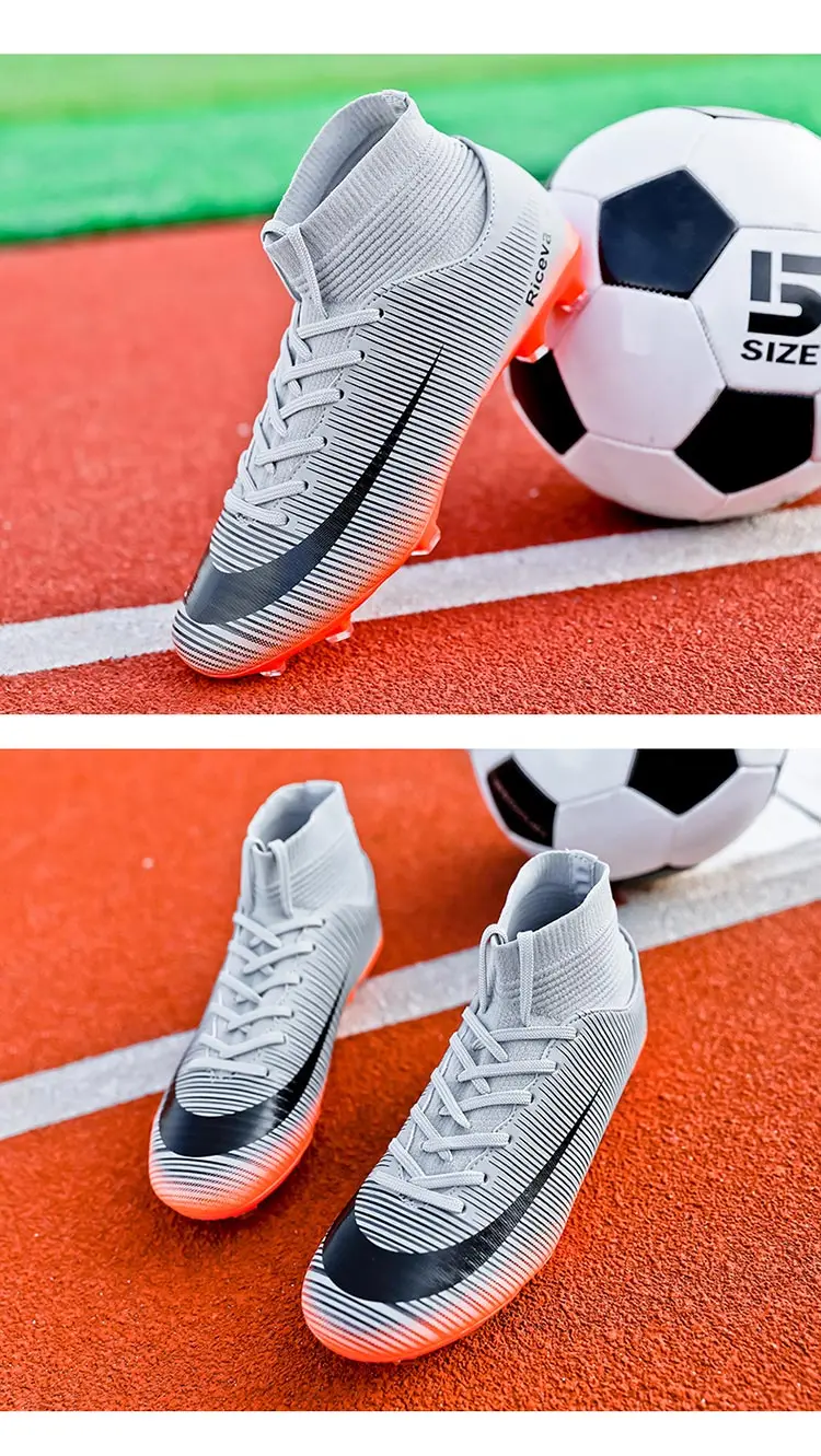 Для мужчин, молодых мальчиков Elite FG NJR SHHH 12 Superfly VI 6 360 CR7 низкая Лодыжка Ronaldo Мужская Спортивная обувь taquets размер 32-44