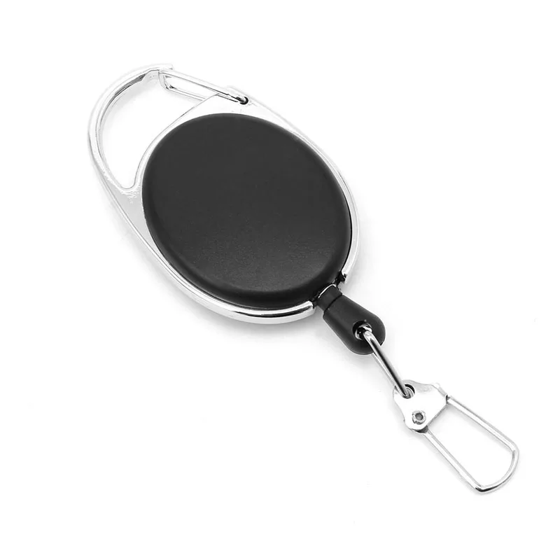 

1PC Retractable Reel Key Chain Pull Key ID Card Badge Tag Clip Holder Buckle New