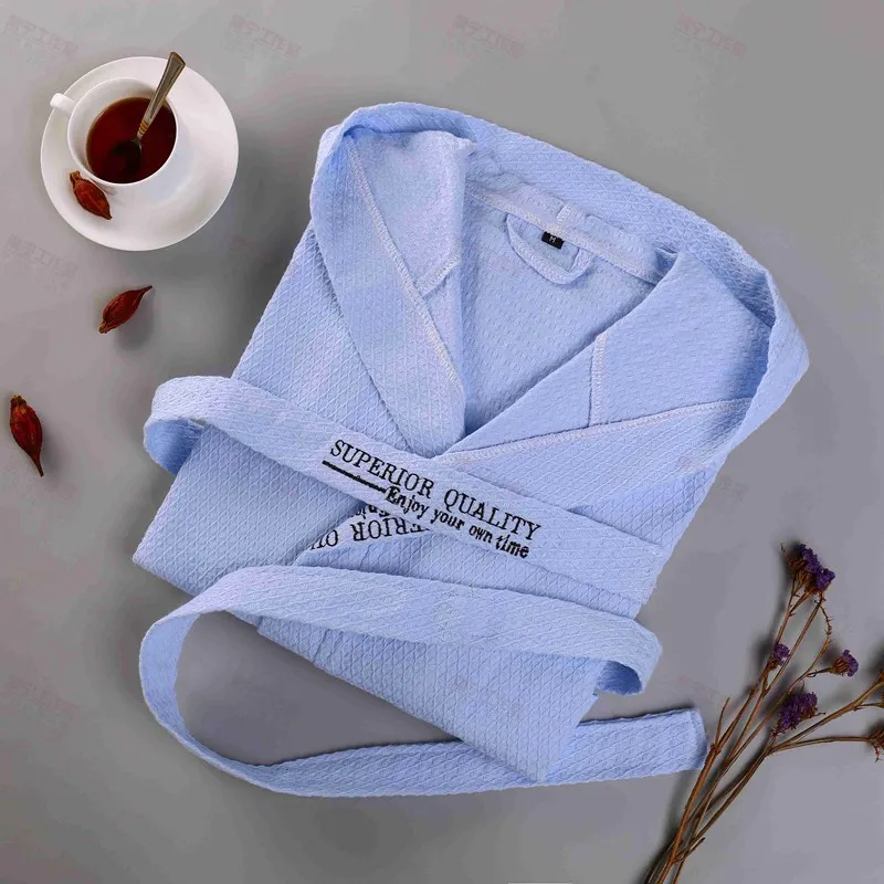 Банный халат для пятизвездочных отелей хлопковые вафельные халаты весна лето