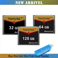 tiim yutek original cf memory card 128gb 64gb 32g high speed compact flash card udma7 full hd video 800x for canon nikon camera