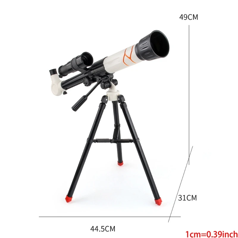 

Portable Children Astronomical Telescope Tabletop Educational Refractor for Kids Sky Star Gazing Birds Watching