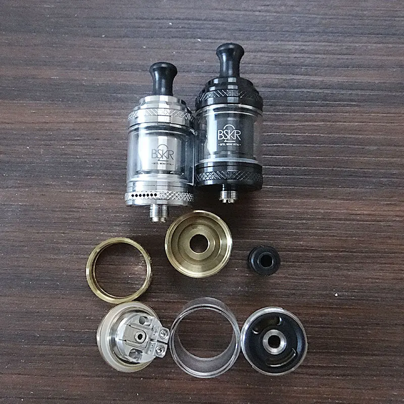 Вейп Berserker BSKR Mini V2 MTL RTA 22 мм 316ss 2 5 мл обслуживаемый резервуар атомайзер 8 шт. afc