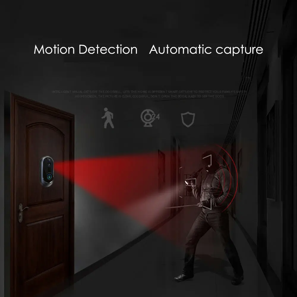 Беспроводная камера Wi-Fi для дверного звонка Smart ip видеосвязь Видео дверной телефон дверной звонок для квартиры ИК-сигнализация беспроводная камера безопасности