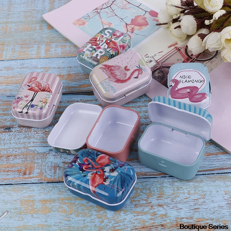

Colorful Mini Tin Box Sealed Can Packaging Box Jewelry High Quality Candy Box Small Storage