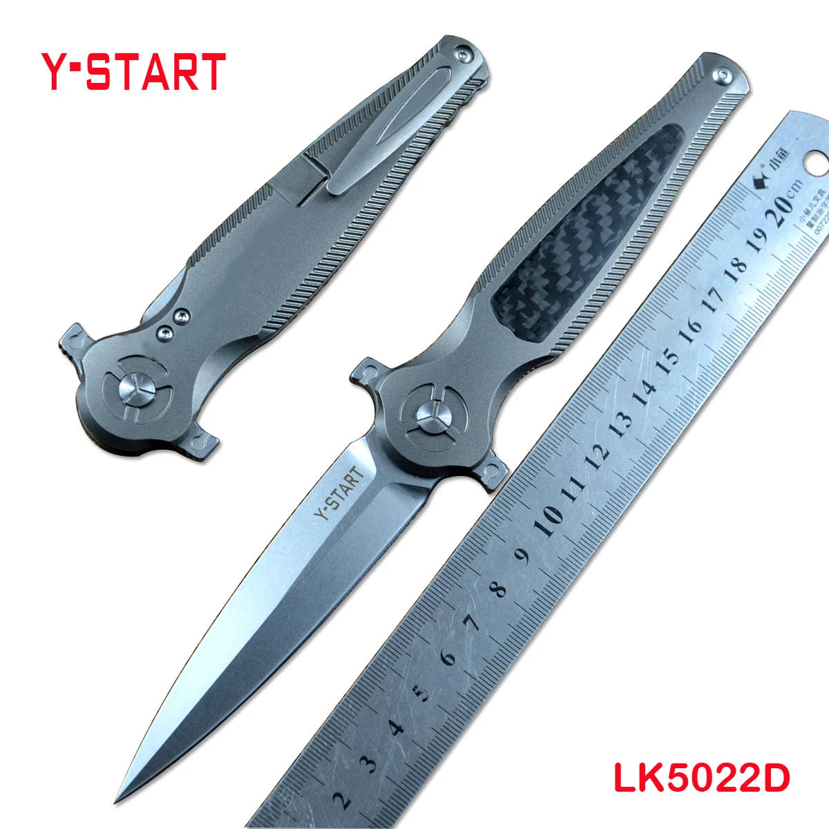 Y START новые охотничьи ножи Складные столы и стулья для Ножи D2 копья Титан ручка с CF
