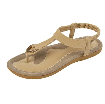 

2020 new women sandal flat heel sandalias summer casual single shoes woman soft bottom slippers sandals