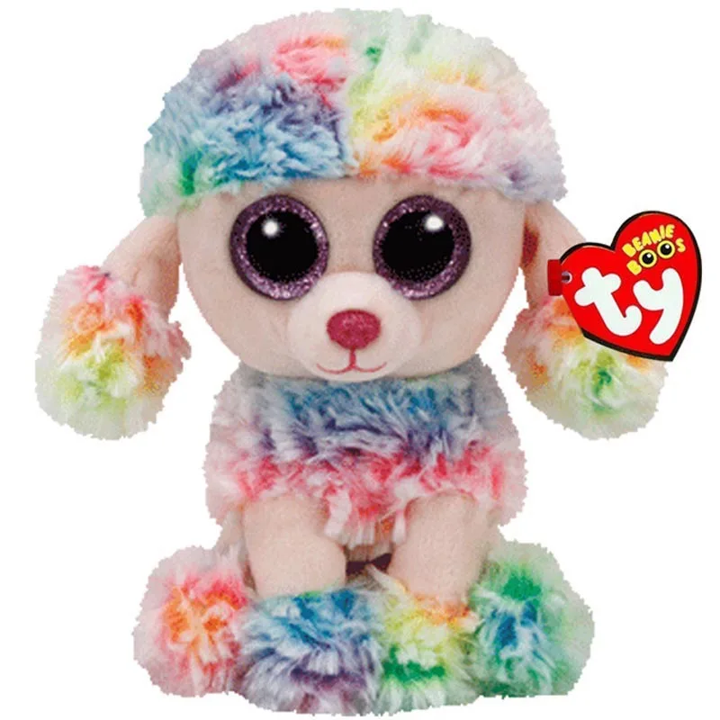 15 см Ty Beanie блестящие большие глаза лиса собака овечка коала рыба Kawaii Slick мягкие
