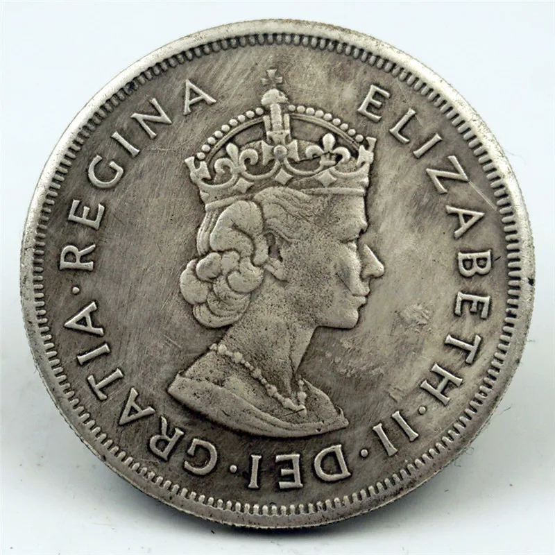 

Памятная монета, имитирующая бермудскую серебряную монету 1959