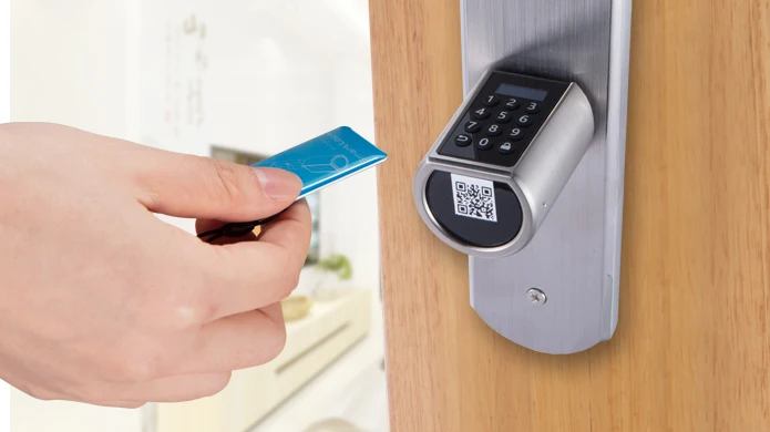 L6PCB умный Интеллектуальный Дверной замок без ключа цилиндр RFID Клавиатура карта комбинация электронный дверной замок Bluetooth приложение цифровая дверь
