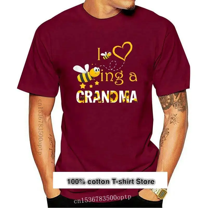 

Camiseta con estampado de "I Love bea-abuela girasoles y abeja" para hombre, talla M, 3Xl, nueva