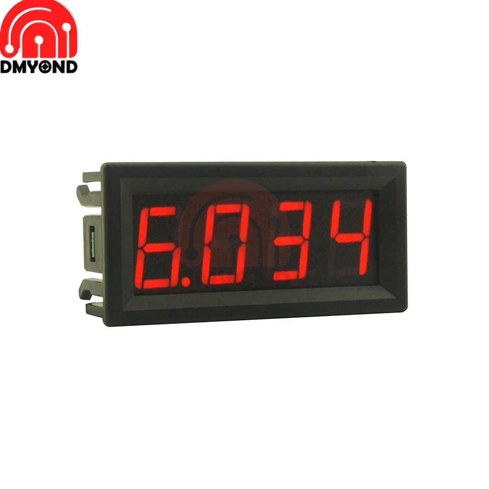 0 56 &quotМини светодиодный цифровой вольтметр измеритель напряжения для автомобиля