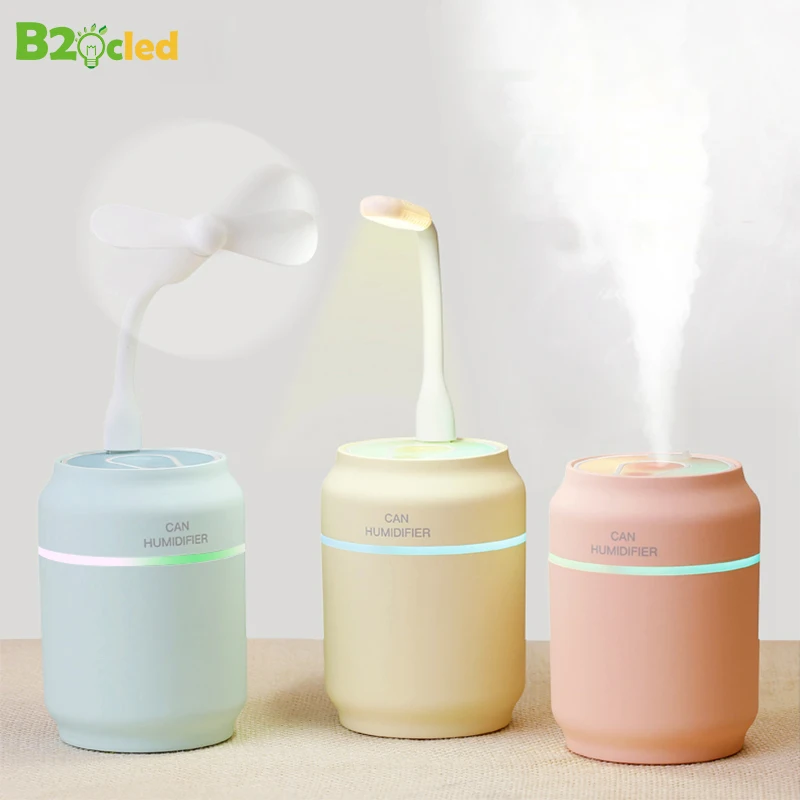 USB 200 мл банок светодиодный ночник увлажнитель воздуха ультразвуковой холодный