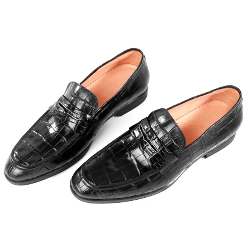 

sanpijiang crocodile Man shoes crocodile business leisure crocodile Wedding dress youth men dress shoes formal shoes