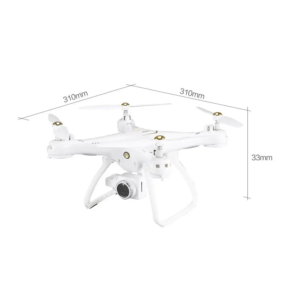 Дрон Attop W9PRO камера 720P/1080P FPV 4G Wi-Fi GPS функция удержания высоты в режиме реального