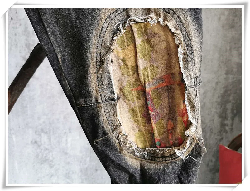 LYUZHE Vintage Spring Fashion Patchwork Women Pants 2021 Zippers Decoration Elastic Waist Pencil Pants Full Length Pants QDY033