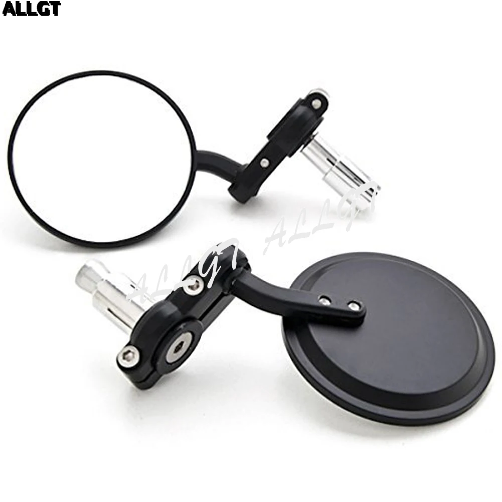 Круглые боковые зеркала 3 &quotCNC для скутера квадроцикла кроссового велосипеда