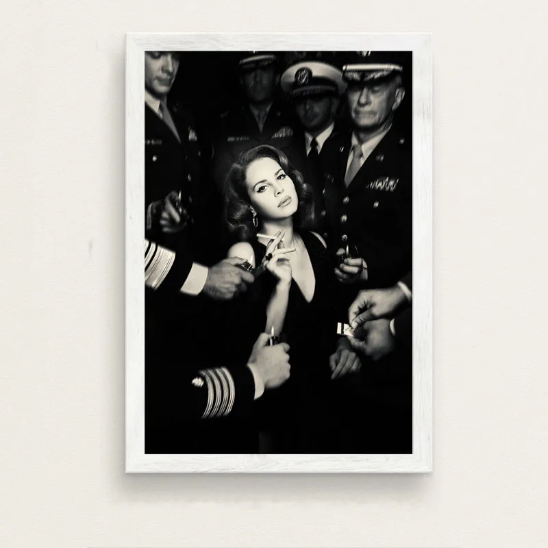 3 Lana Del Rey поп-Певица модель художественная живопись высокое качество холст картина плакат Настенные украшения для детской комнаты без рамки o444 - Цвет: 3