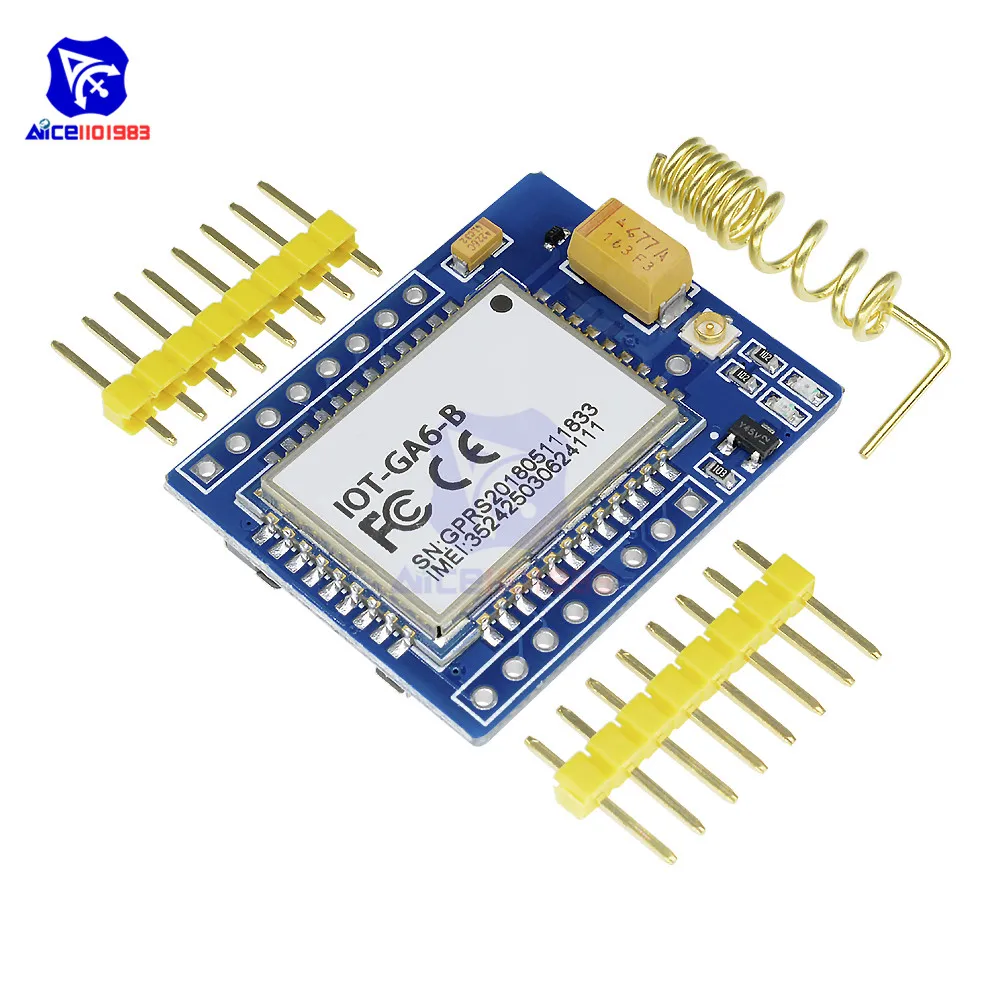 Diymore GA6 B Mini GSM GPRS модуль разработки смс четырехдиапазонная плата замена SIM800L для