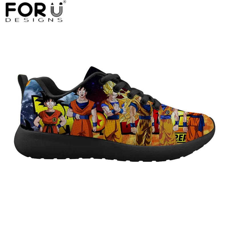 HMA661Z41 FORUDESIGNS/повседневная мужская обувь; Лидер продаж; аниме Dragon Ball Z; Супер Кроссовки для мальчиков-подростков; классические дышащие туфли на плоской подошве со шнуровкой; Zapatos - Цвет: HMA661Z41