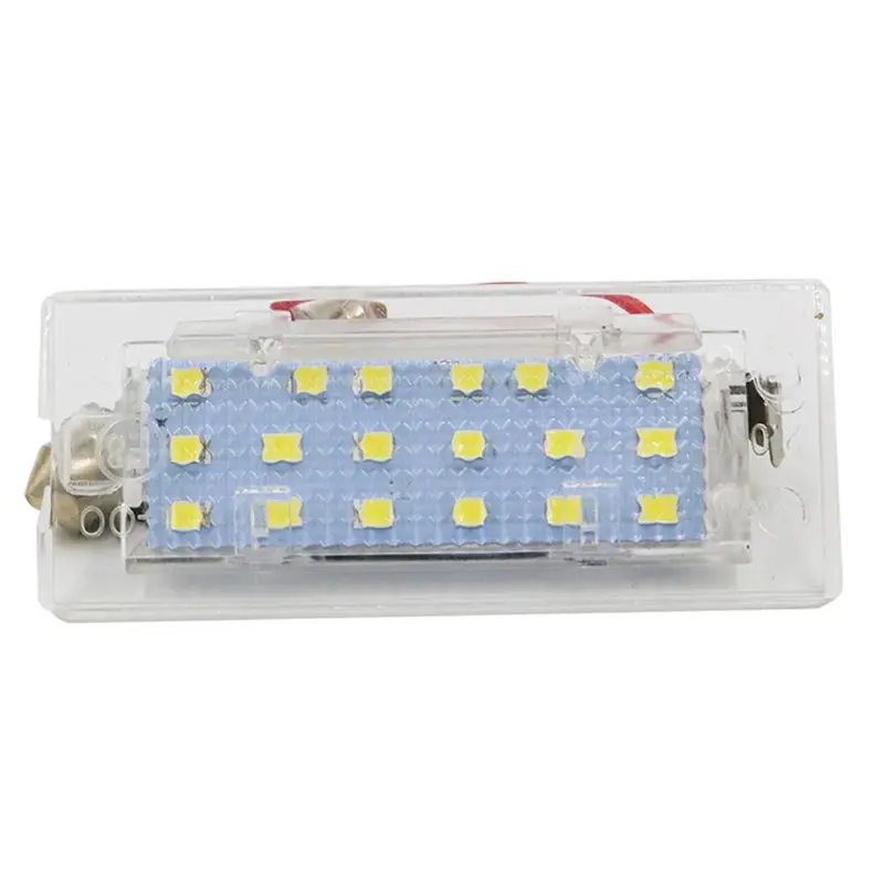 

2Pcs White CANbus LED Number License Plate Light Lamp 18 SMD 3528 for bmw E53 X5 1999-2003 E83 X3 03-10 964B