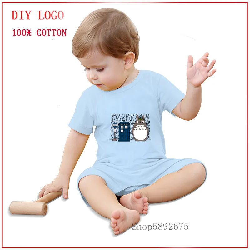 Комбинезон для девочек 0 24 мес. летняя одежда с принтом коротким рукавом Доктор