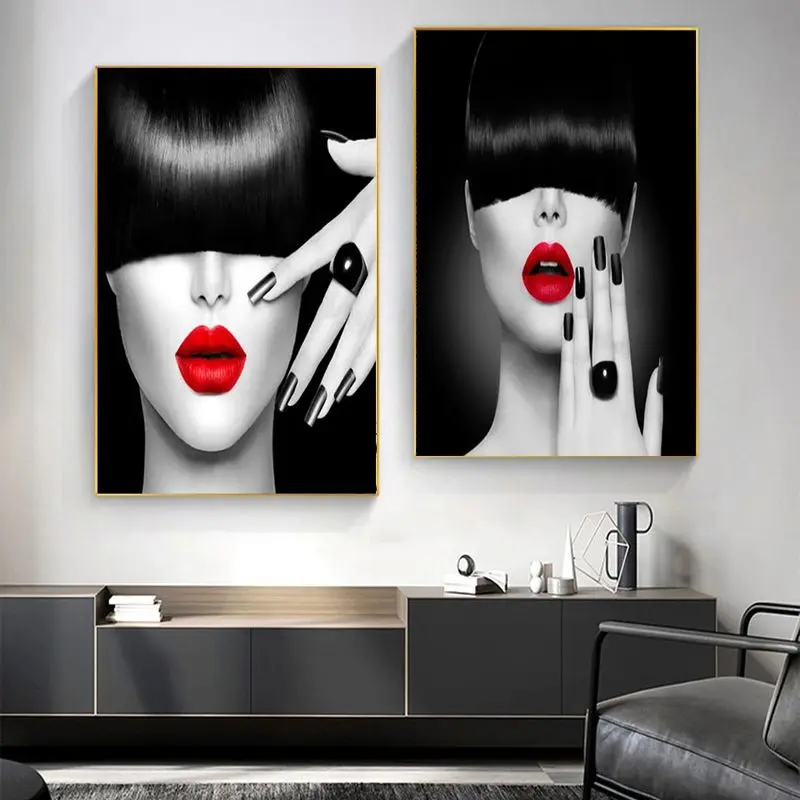 

CHENISTORY 5d Diy Diamond Embroidery Full Square/Round Black Haired Girl Mosaic Diamond Painting Figure Wall Decor