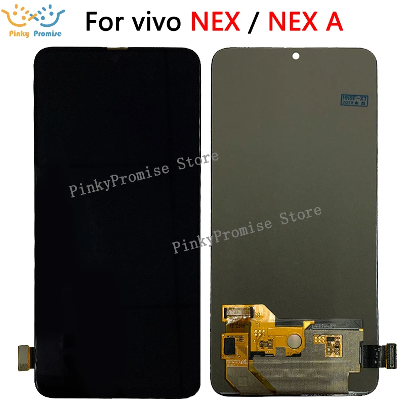 6,5" полный дисплей для vivo NEX экран дигитайзер сенсорный экран в сборе Стекло для vivo NEX ЖК-экран