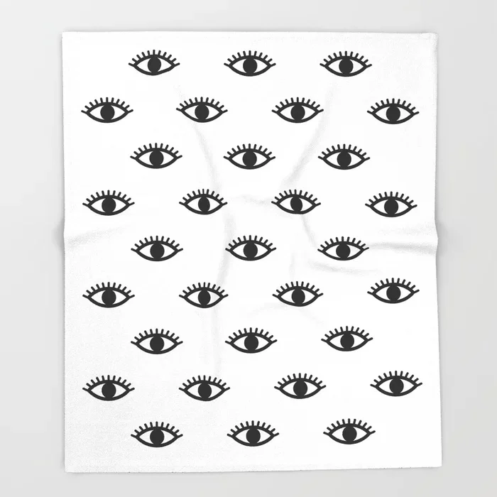 Глаза Ресницы плед с рисунком мандалы дизайн глаза Флисовое одеяло s и косичкой