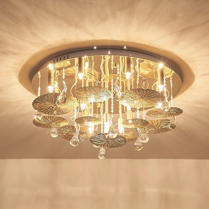 

Современный светильник из чистой меди, роскошный новый декоративный потолочный светильник в китайском стиле для гостиной, кабинета, столов...