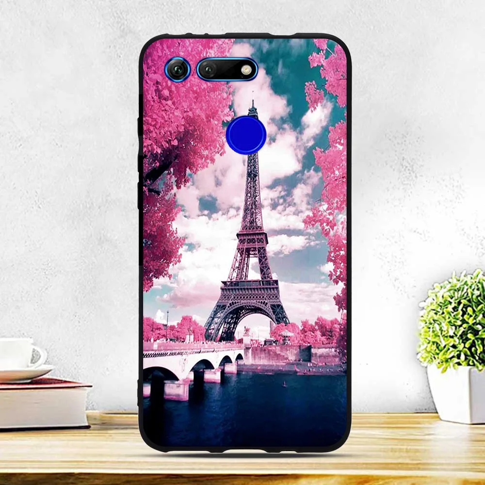 Чехол для Huawei Honor View 20 мягкий силиконовый чехол из ТПУ V20 PCT-L29 Защитные чехлы
