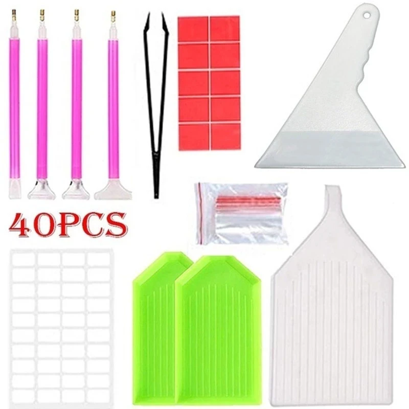 5D инструменты для вышивки картин со стразами и комплекты аксессуаров роликовая