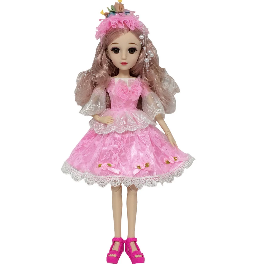 48 см 24 суставов BJD имитация Смарт свадебное платье для куклы игрушки 3D реальный