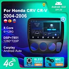 Автомагнитола для Honda CRV CR-V 2004-2006, мультимедийный проигрыватель с GPS-навигацией, Авторадио на Android с сенсорным экраном, аксессуары для Авторадио, No 2din DVD