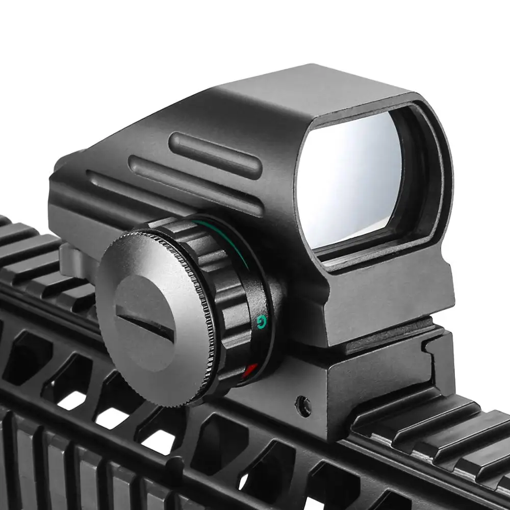 Голографический HD103 рефлекторный тактический Красный Зеленый лазер 4 сетки
