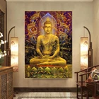 Картина на холсте с изображением Будды