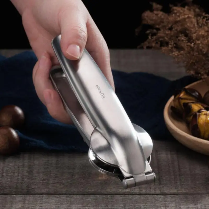 Fast Chestnut Opener Peeled Clip Nut Walnut Peeling Tool Cut Cross Pad Machine Stainless Steel Kitchen Accessories | Дом и сад