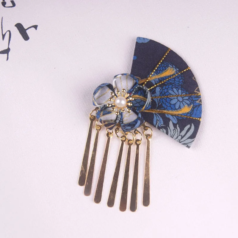 Аксессуары для волос в японском стиле с цветком вишни заколка кимоно античном