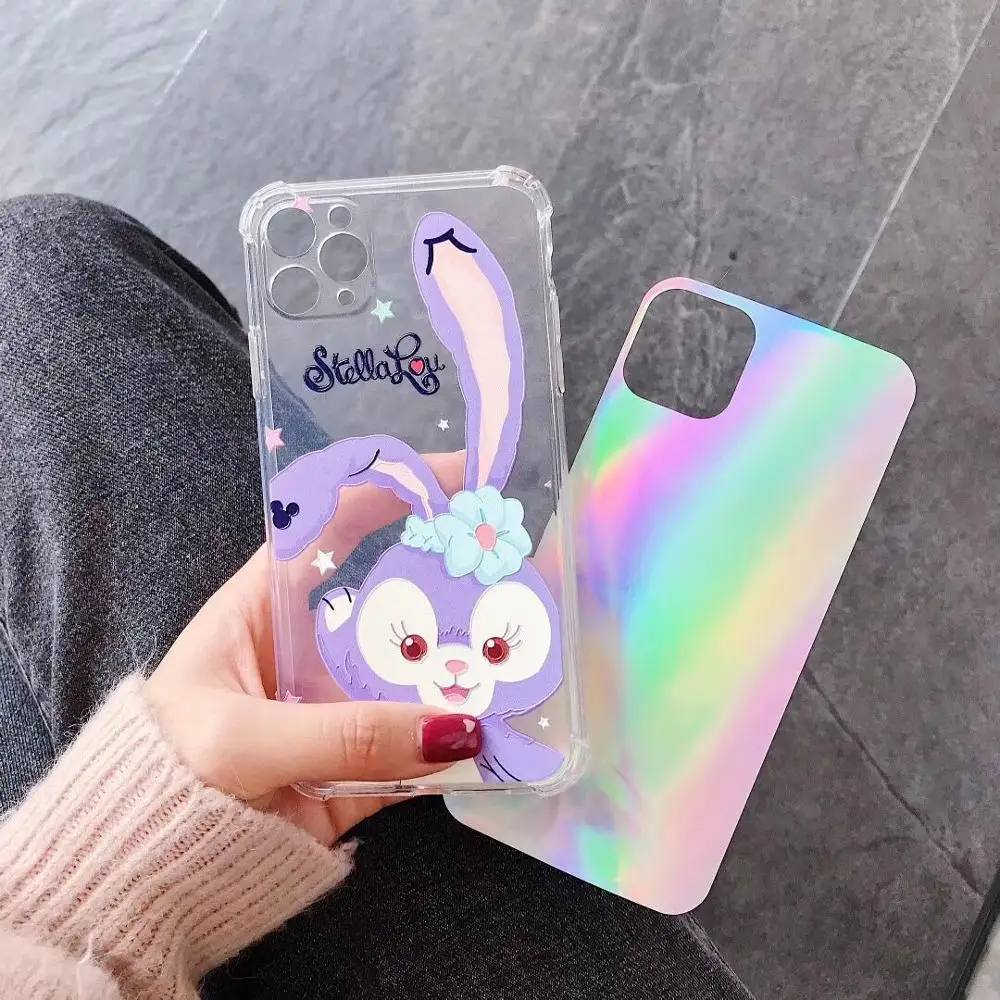 Роскошный милый чехол для телефона с Микки и сталью iPhone 11 Pro XS Max X XR 7 8 Plus мягкий