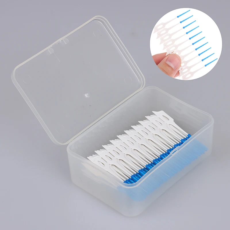 

120pcs/lot Interdental Brush Dental Floss Teeth Oral Clean Hygiene Toothpick Flosser Floss Holder New
