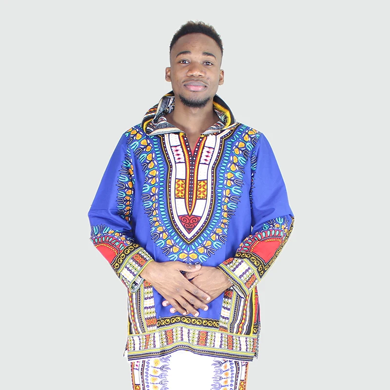 Мусульманская одежда мужская африканская Толстовка Dashiki из чистого хлопка
