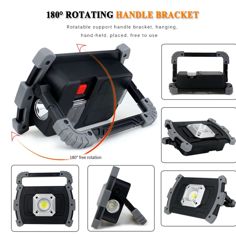Портативный светильник для кемпинга Светодиодный точечный люстра зарядный