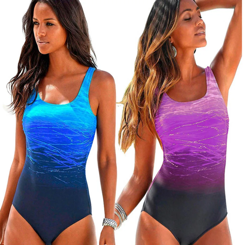 2019 сексуальные купальники женские купальные слитное бикини летние многоцветные