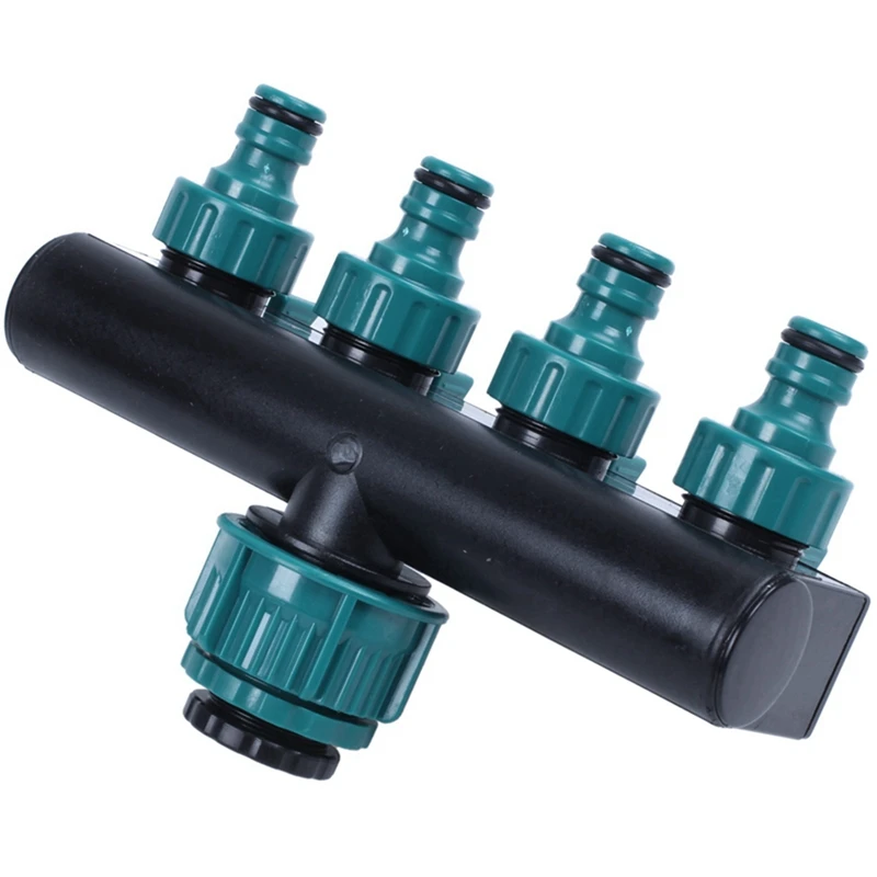 

1 Set Garden Irrigation 4-Way Tap Hose Splitter Garden Drip & 1 Pcs 50M Watering Tubing Hose Pipe