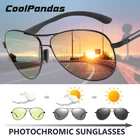 Солнцезащитные очки CoolPandas Мужские поляризационные, фотохромные авиаторы дневного и ночного видения, для мужчин и женщин