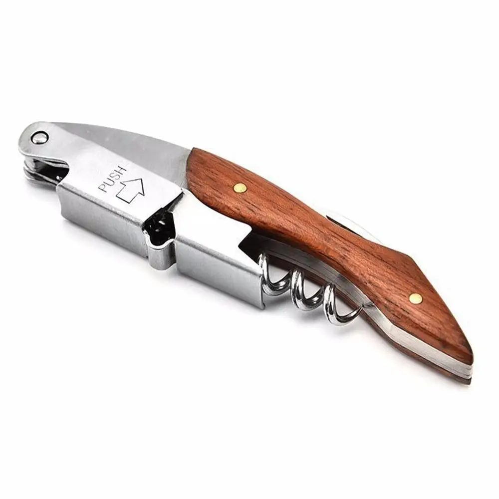

Openers Wine Opener Multifunction Champagne 122cm Silver + Brown Kitchen Handheld Beer Opener Restaurant